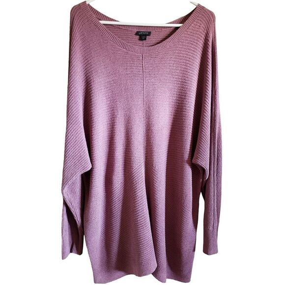 J. Jill Sweater Wearever Collection Womens XLP Dusty Rose Lagenlook Pullover - Picture 1 of 12